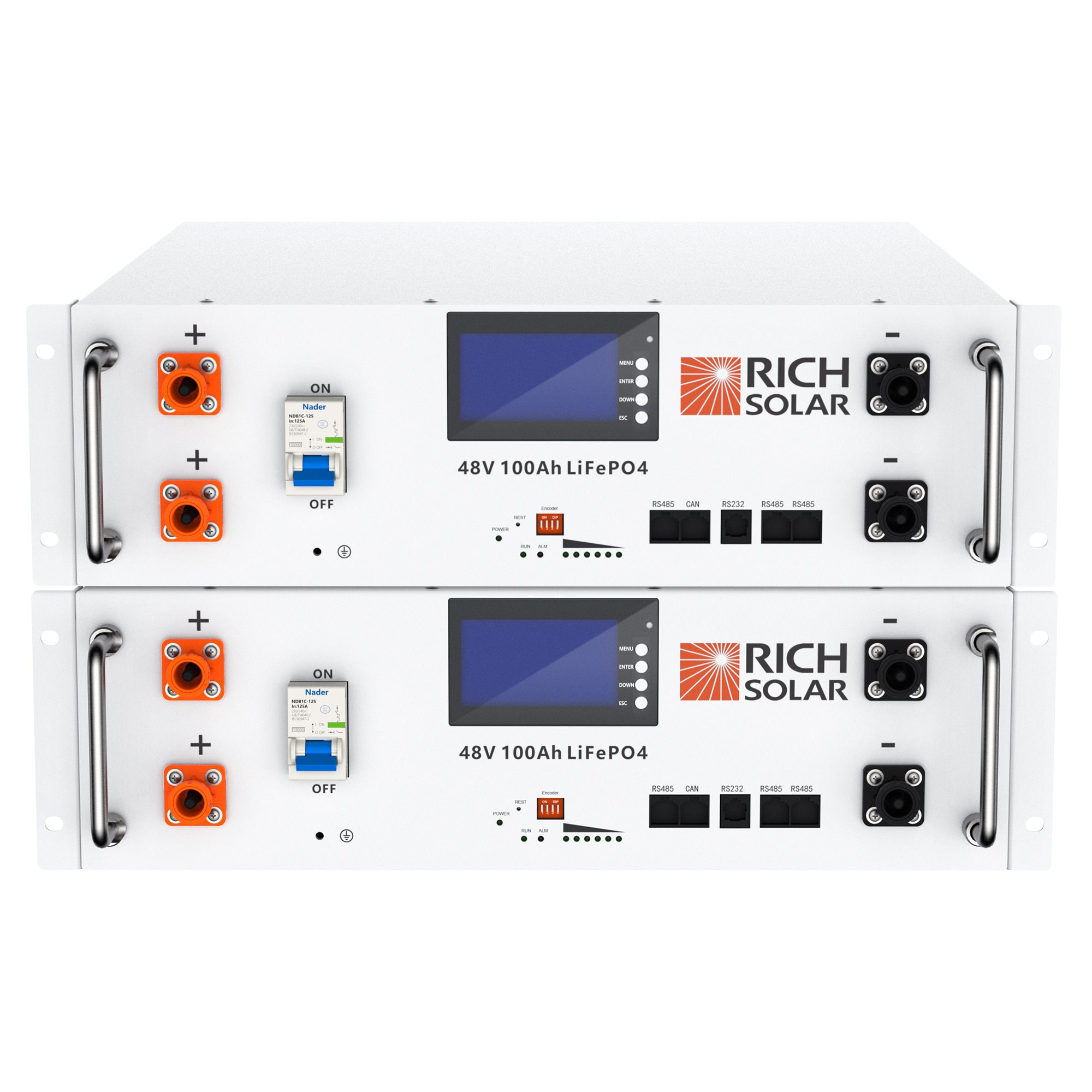 RICH SOLAR ALPHA 5 48V 100Ah LiFePO4 Battery – 5.12kWh Server Rack Battery | 7,000+ Cycles | Off-Grid & Residential | Pre-Order Only