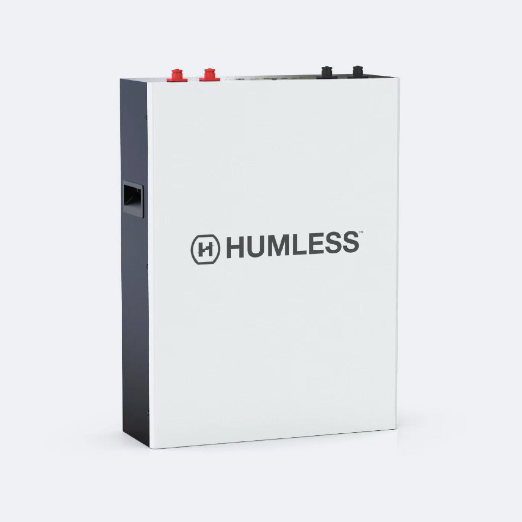 HUMLESS 5kWh LiFePO4 Wall-Mounted Battery | Compact Home Solar Energy Storage