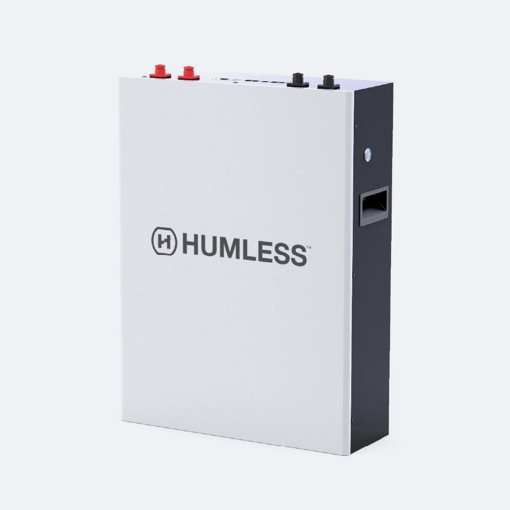 HUMLESS 5kWh LiFePO4 Wall-Mounted Battery | Compact Home Solar Energy Storage