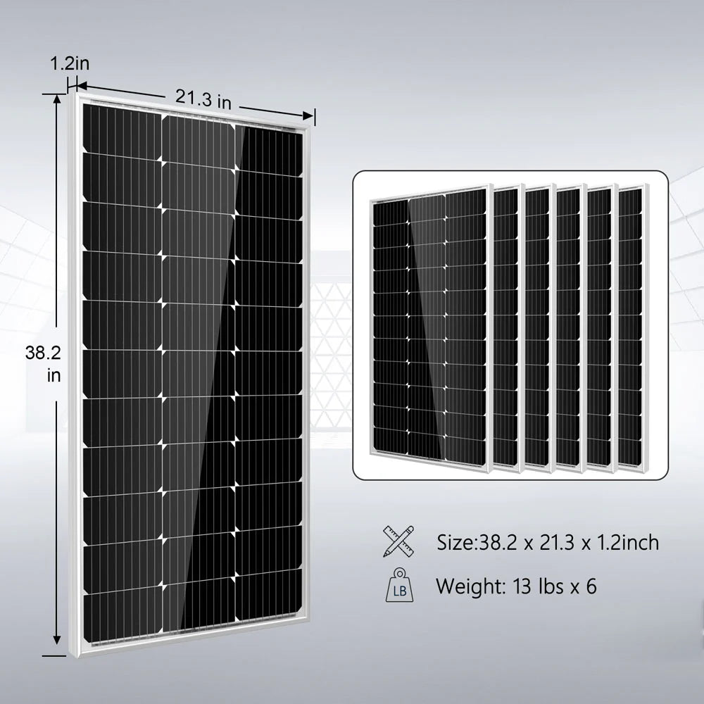 Off Grid Solar Kit 3000W Inverter 12VDC 120V Output LifePO4 Battery 600 watt Solar Back Up SGK-PRO3