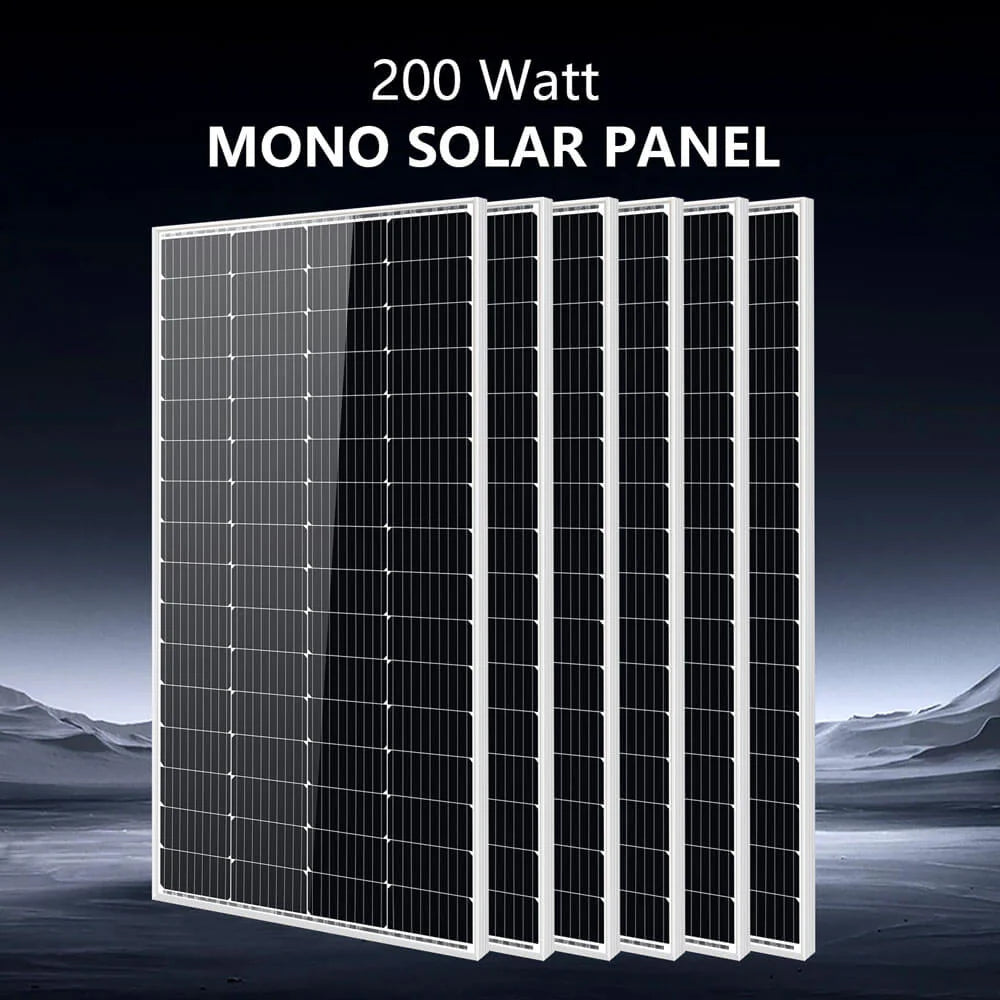 SunGoldPower 5000W Wall-Mounted Off-Grid Solar Kit – 48V 120V Inverter + 5.12kWh PowerWall Battery + 6×200W Panels