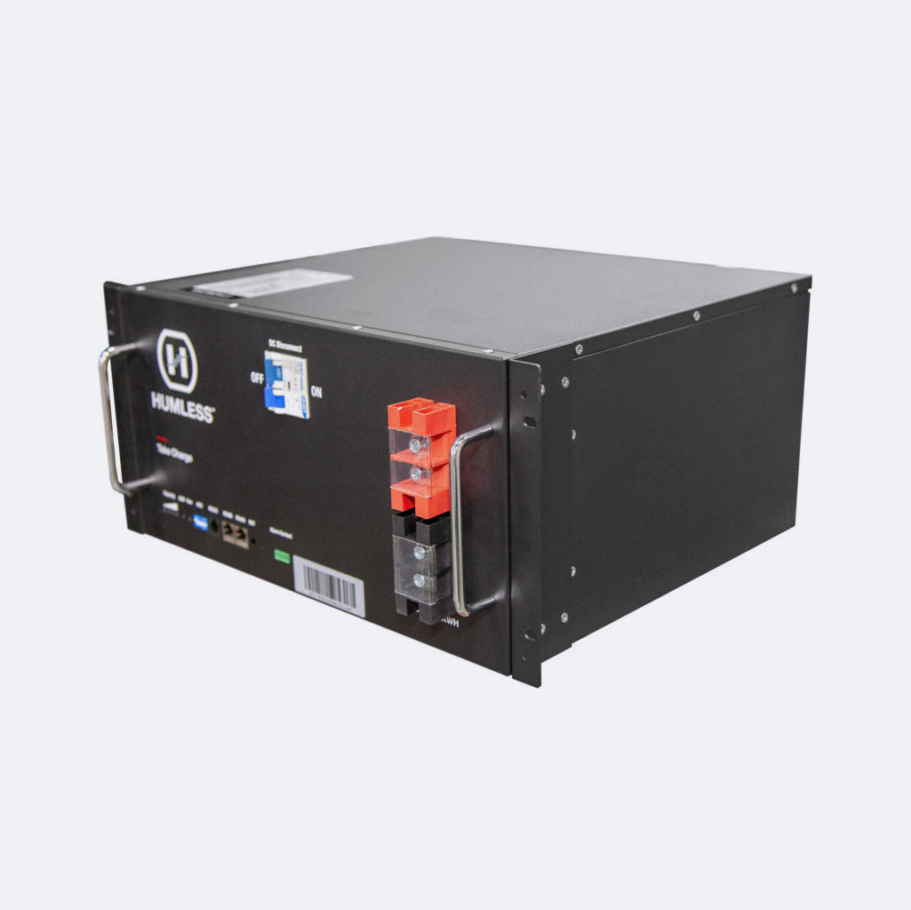 HUMLESS 5kWh LiFePO4 Rack-Mounted Battery | Compact Home Solar Energy Storage